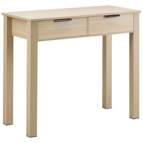 Small Desk with Drawers, Kids Desk for Bedroom, Modern Simple Study Table for Drawing, Reading, Writing