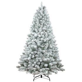 5ft Pvc Mixed Flocked Small XmasTree Pine Cone Hinged Automatic christmas Tree Artificial