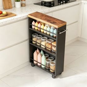 Storage Cabinet with Space-Saving and Lock for Kitchen