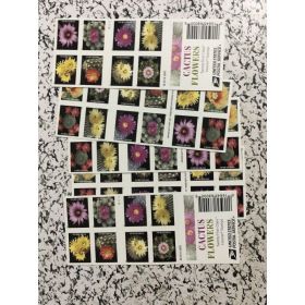 First-Class Rate U.S. FLAG STAMPS Cactus Flowers 1 0 0pcs FREE SHIPPING (Option: W12329263)